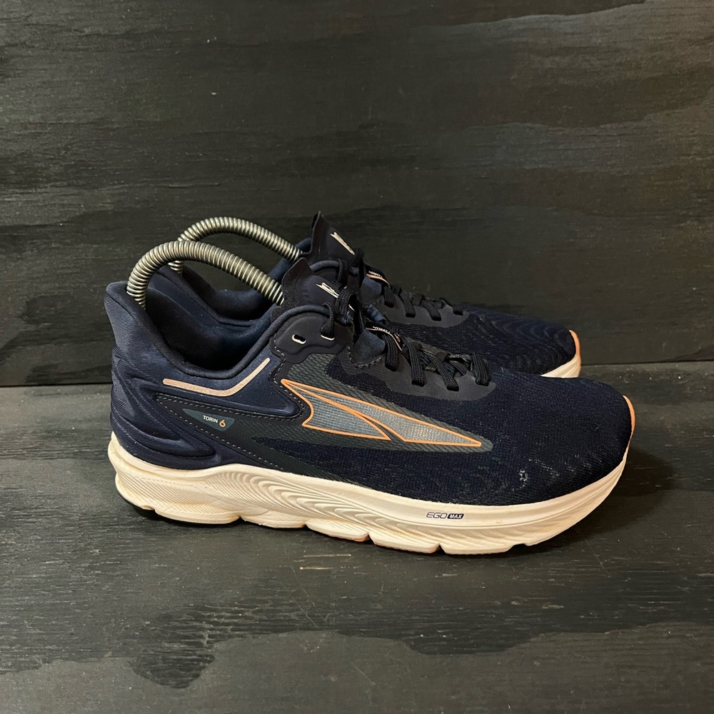 Altra Navy and White Athletic Shoes